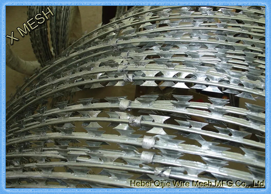 Recinto di filo metallico a fisarmonica protetto del rasoio di sicurezza Bto-22 con le clip