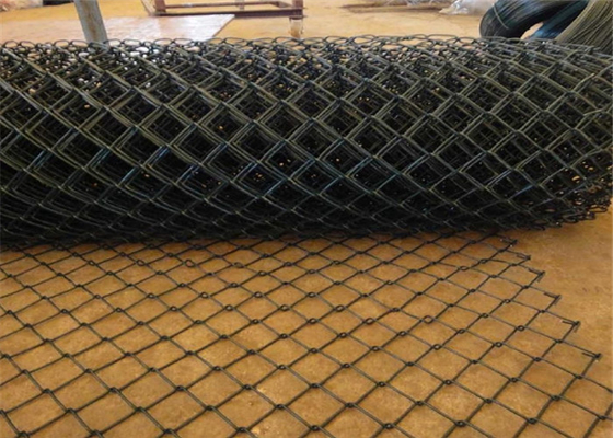 Rete metallica ricoperta PVC di uso del tessuto del recinto del collegamento a catena di muretto di 8 piedi