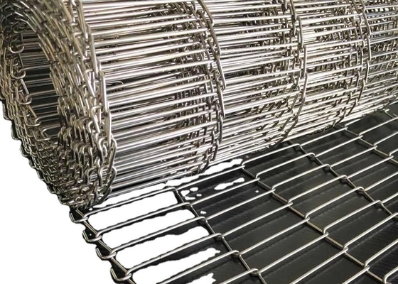 Food Grade 304 Stainless Steel Heat Resistant Conveyor Belt Wire Mesh Belt