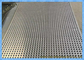 Square Holes Perforated Metal Panel Facade SS Plates Excellent Visibility