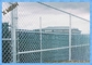 Tessuto d'acciaio rivestito di alluminio di segretezza del recinto del collegamento a catena di 9 calibri per residenziale commerciale