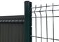 3d ha curvato il livello di Mesh Garden Fence 1.8m del cavo saldato pannello con la stecca uv di plastica del PVC
