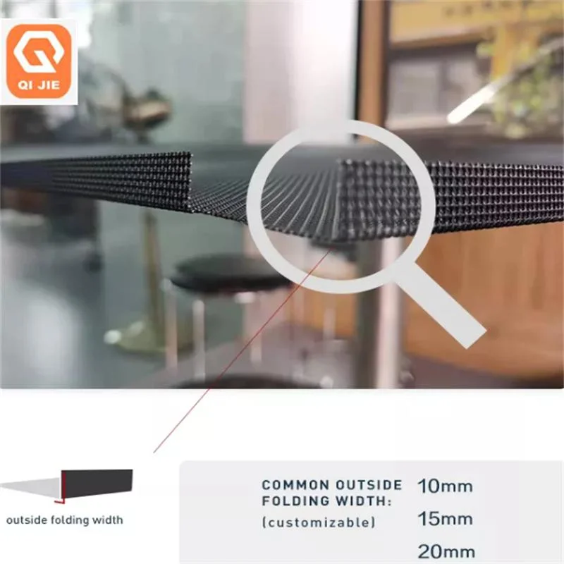 Taglio su misura Diamond Wire Mesh 304/316 di maglia veloce dello schermo della mosca di sicurezza del filo di acciaio di consegna della porta della zanzariera di acciaio inossidabile