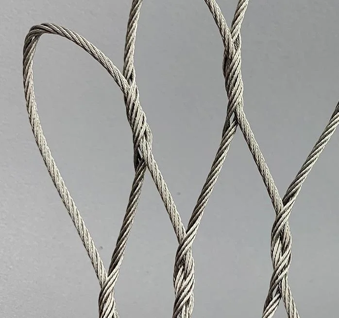 Protezione di gabbia zoologica Acciaio inossidabile Fence Screen Mesh Espandi Web Wire Rope Cable Net 1