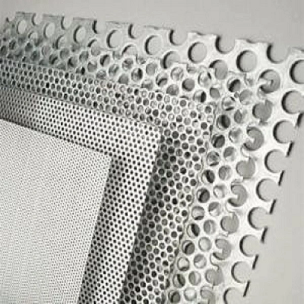 Maglia di fogli galvanizzati perforati per schermi decorativi e filtri 1