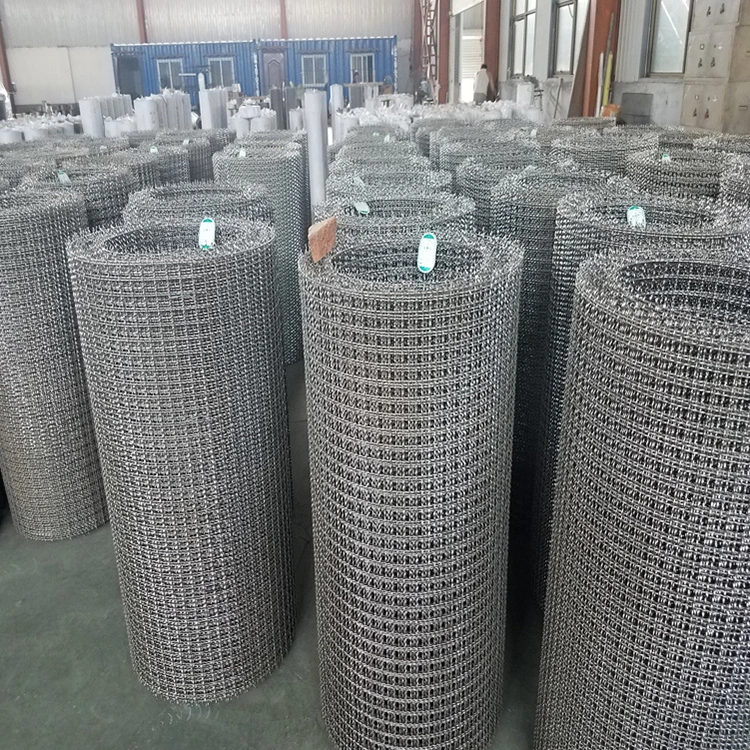 Grossista di maglie di filo galvanizzate quadrate / maglie di filo crimped in acciaio inossidabile 3