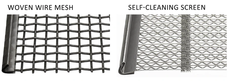 Acciaio inossidabile filo di ferro incrinato seta miniera Vibrating Screen Mesh 1