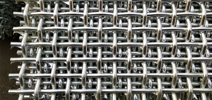 Acciaio inossidabile filo di ferro incrinato seta miniera Vibrating Screen Mesh 4