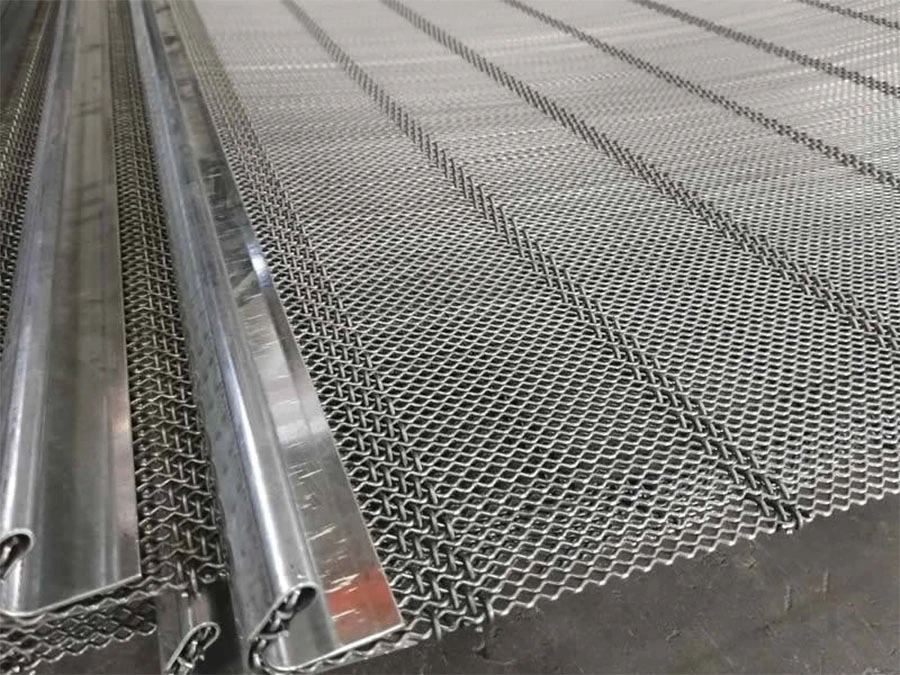 Acciaio inossidabile filo di ferro incrinato seta miniera Vibrating Screen Mesh 5