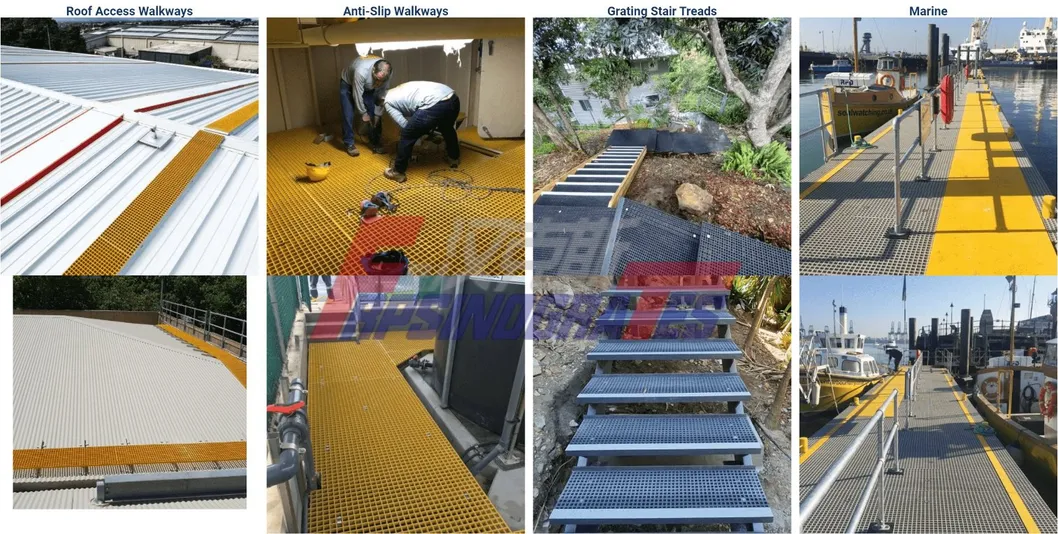 Reti di GRP con spessore di 25 mm e dimensioni di 38X38X38mm in fibra di vetro 10