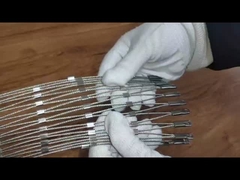 T316 3mm Architettura rete di filo tessuto Decorative facciate degli edifici rivestimento