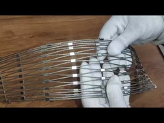 Protezione di gabbia zoologica Acciaio inossidabile Fence Screen Mesh Espandi Web Wire Rope Cable Net