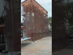 Griglia di facciata in metallo decorativo a 8 calibri per pareti a tenda