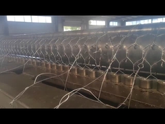 Cestini di gabione saldati con coprifuoco e muro di sostegno di filo galvanizzato