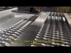 Griglie di acciaio galvanizzato S275jr con buco rotondo immerso a caldo