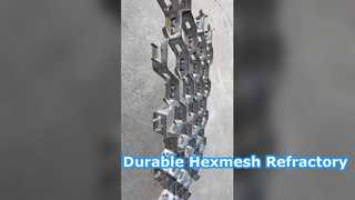 Hexmesh per rivestimento refrattario