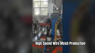 Linea di produzione automatica di rete metallica intrecciata ad alta velocità
