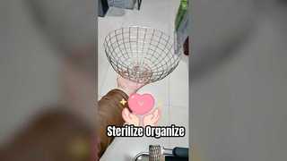 Sterilizza e organizza il cestino degli strumenti medici