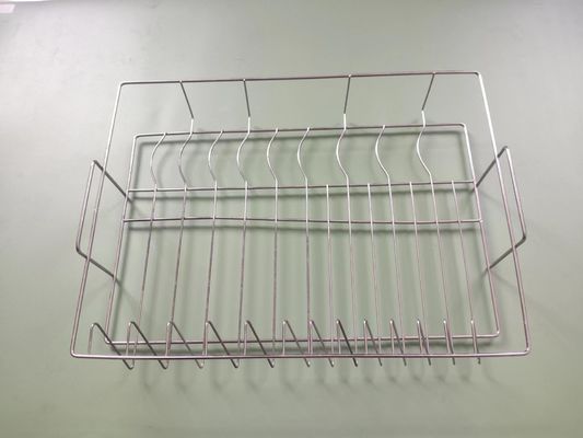 Cavo Mesh Tray Sterilizing Corrosion Resistant di acciaio inossidabile dell'argento 0.5mm