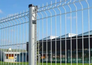 Metallo decorativo all'aperto domestico 3d che piega il cavo curvo V Mesh Garden Fence di Panel Welded Rigid del recinto