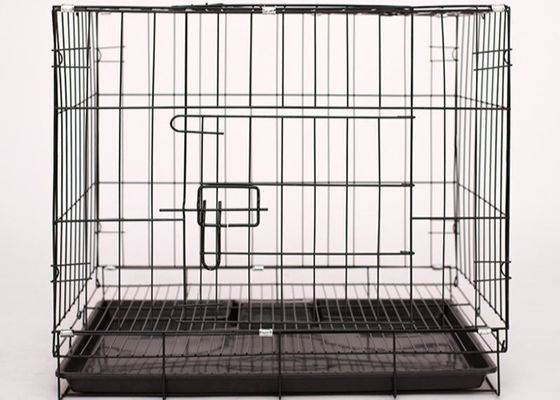 Spolverizzi il cavo saldato rivestito Mesh Baskets Dog Cage Full gradua la recinzione secondo la misura degli animali domestici