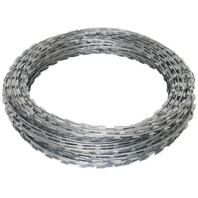 a fisarmonica di alta rigidità recinto di filo metallico la prova dell'abrasione di Galvanised Razor Wire