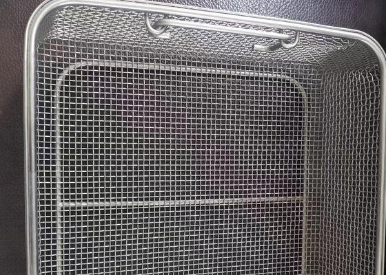 Cavo Mesh Storage Basket di acciaio inossidabile della cucina 304 300x197x70mm