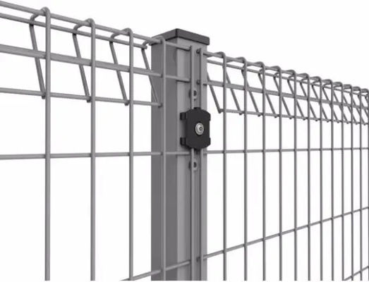 Cima di rotolo decorativa di Ornamental Double Loop del recinto del filo zincato