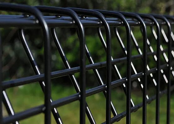 Il triangolo della cima di rotolo del giardino che piega Brc ha saldato Mesh Fence Panels Galvanized