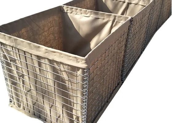 Barriera militare di Hesco della parete della sabbia del ferro personalizzabile per la resistenza di usura dell'inondazione