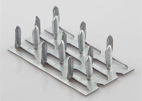 50 mm di larghezza Anti Split Plate rettangolare unilaterale spina metallo Nail Plate