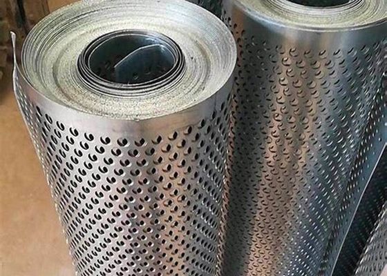 Fabbrica di acciaio al carbonio con buco rotondo perforato con maglia per schermo metallo