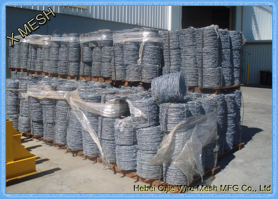 Protezione di sicurezza di frontiera Standard di acciaio zincato a filo spinato ASTM