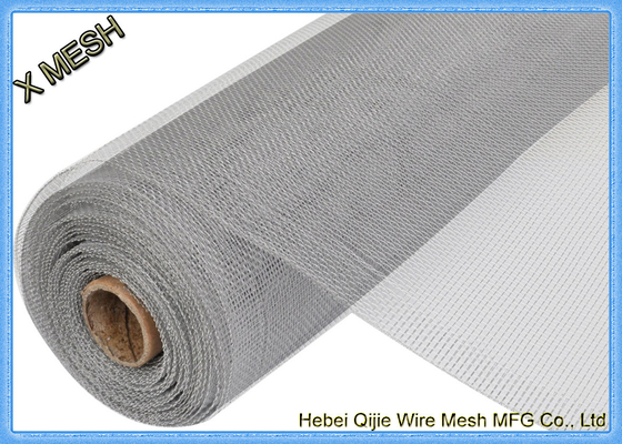 Schermo in alluminio anodizzato per zanzariere Mesh 1 X 30 M Rivestimento epossidico in rotoli di colore bianco argento