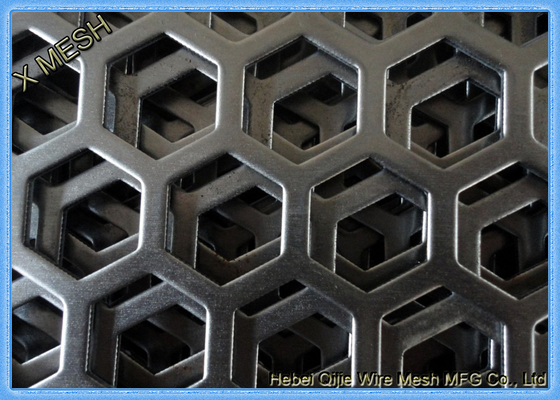 Maglia metallica perforata esagonale, lamina di metallo perforata dell'alluminio leggero