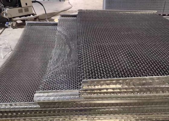Acciaio inossidabile filo di ferro incrinato seta miniera Vibrating Screen Mesh