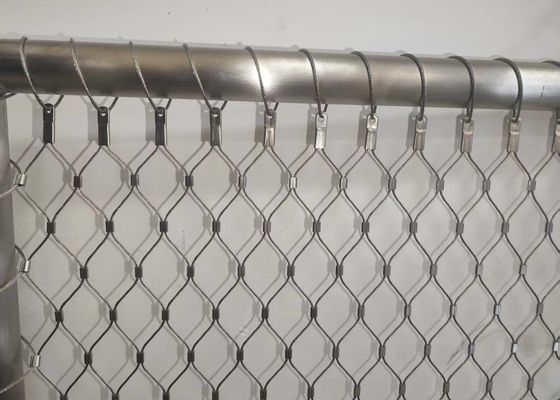 316l maglia flessibile della corda del reticolato del cavo di acciaio inossidabile dello zoo 7x7