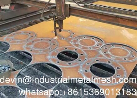 Lamiera di acciaio al carbonio perforata SS400 per piastra di vagliatura