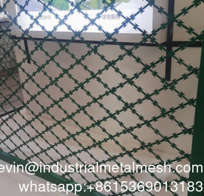 Griglia di filo rasoio saldata anti-arrampicata di qualità superiore per soluzioni di sicurezza