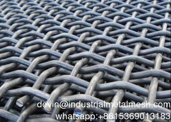 Rete ondulata crimpata Ss 304 316 316L 321 per vaglio vibrante per miniere di carbone