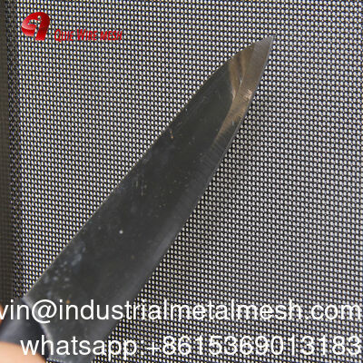 Stock Price China Black Stainless Steel Security Window Screen Insect Screen