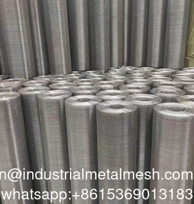 Standard 1/4" 1/2" buco di acciaio Hardware tessuto Galvanizzato Saldato Wire Mesh Rolls per recinzioni animali
