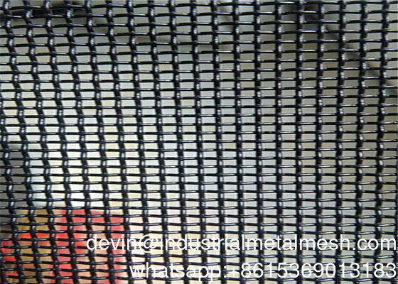 304 Materiale 090 Diametro Nero Acciaio inossidabile Reticolare per finestre di sicurezza