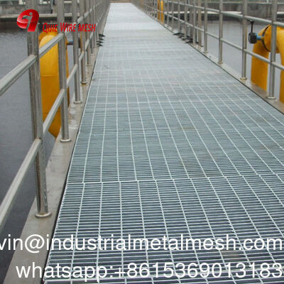 Professional Custom Road and Brid Industrial Steel Floor Grating Hot DIP Galvanized Steel Grating Stainless Steel Grating