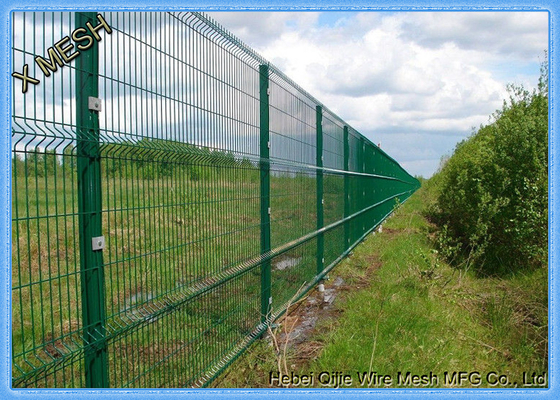 Pannelli rivestiti del recinto della rete metallica del PVC, maglia del recinto del nastro metallico 50*200mm