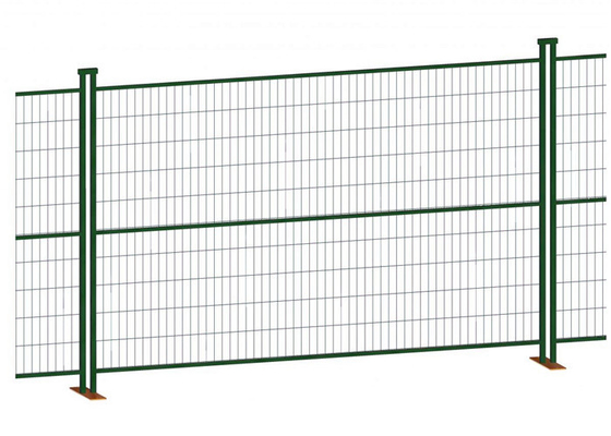 Una maglia temporanea da 2,9 m. Canada che recinta il recinto rivestito nero della costruzione del PVC