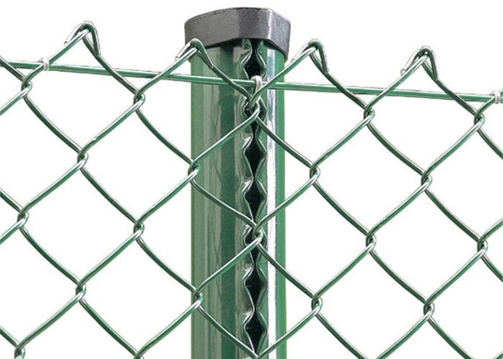 Il PVC galvanizzato ha ricoperto il rotolo di Diamond Mesh Wire Chain Link Fence