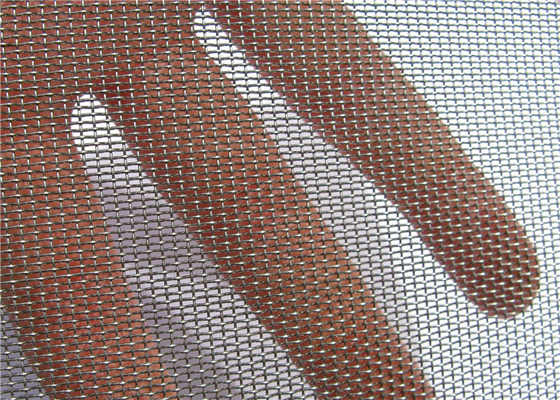 Rete metallica quadrata 316 dell'argento 304, uso tessuto inossidabile della maglia per i filtri