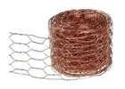 1.2m Larghezza 2 pollici Griglia esagonale di filo di rame tessuto Utilizzo agricolo commerciale