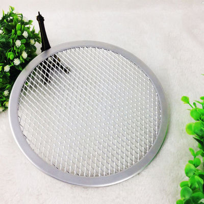 7 / 12/13/15/cavo a 20 pollici Mesh Pizza Pan Aluminum Alloy si ispessiscono